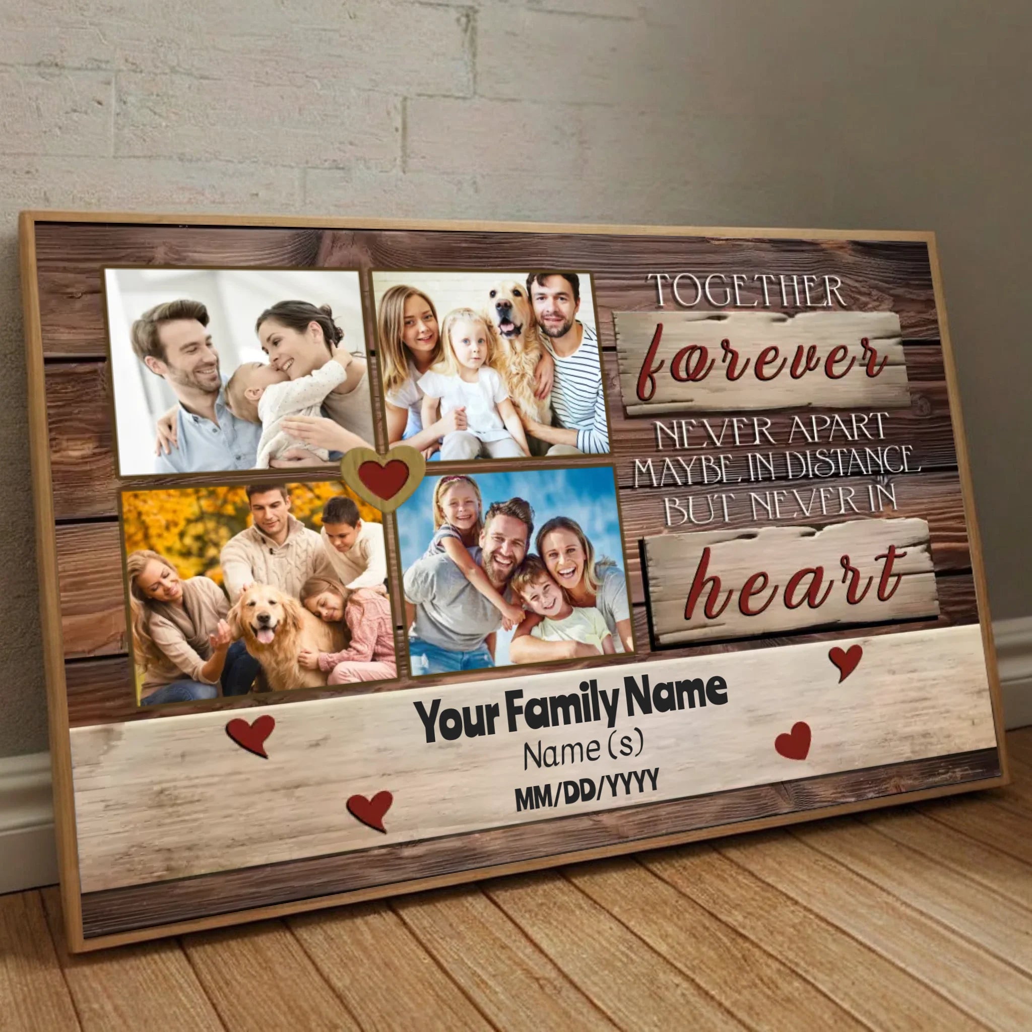 Together Forever – Custom Family Poster Celebrating Lasting Bonds - 89Prints