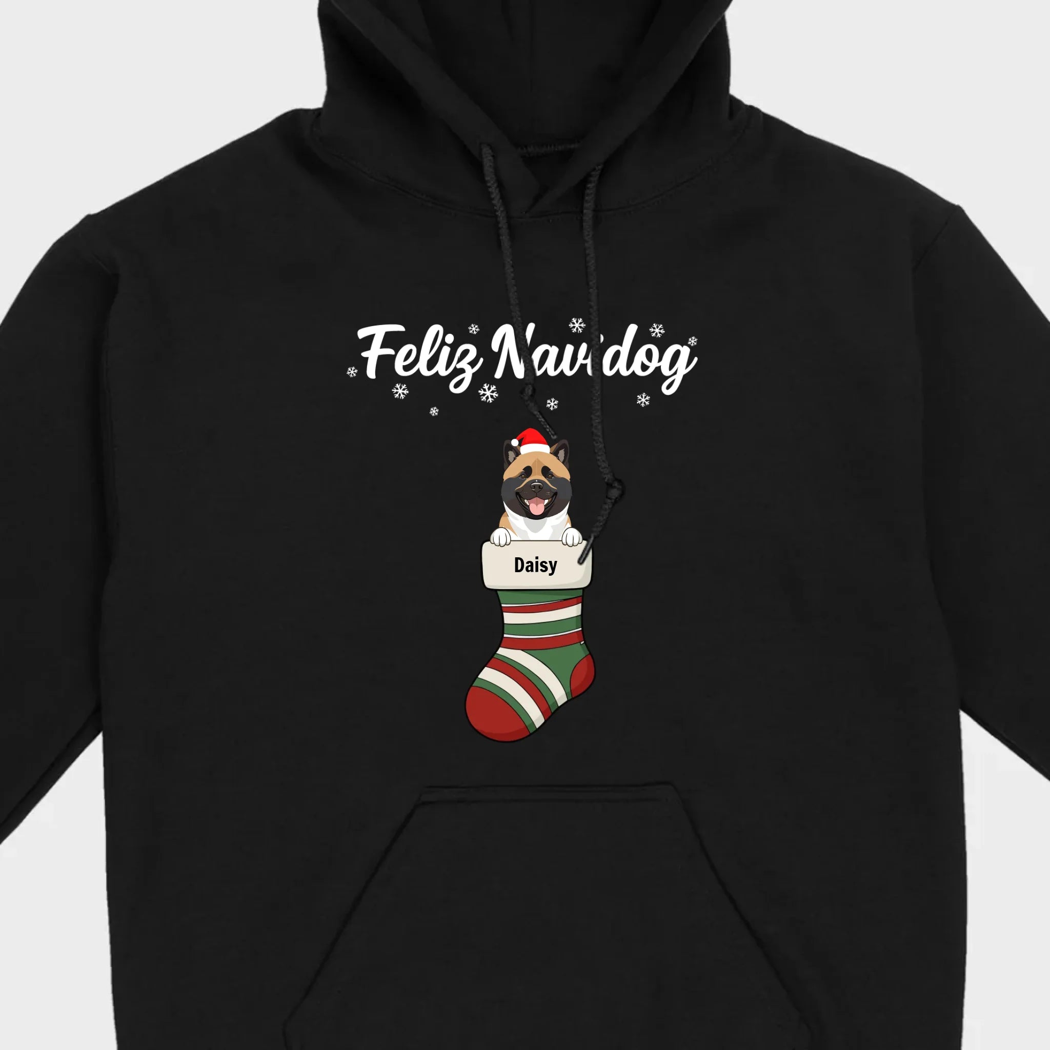 Personalized Christmas Dog Shirt – Feliz Navidog Holiday Tee - 89Prints