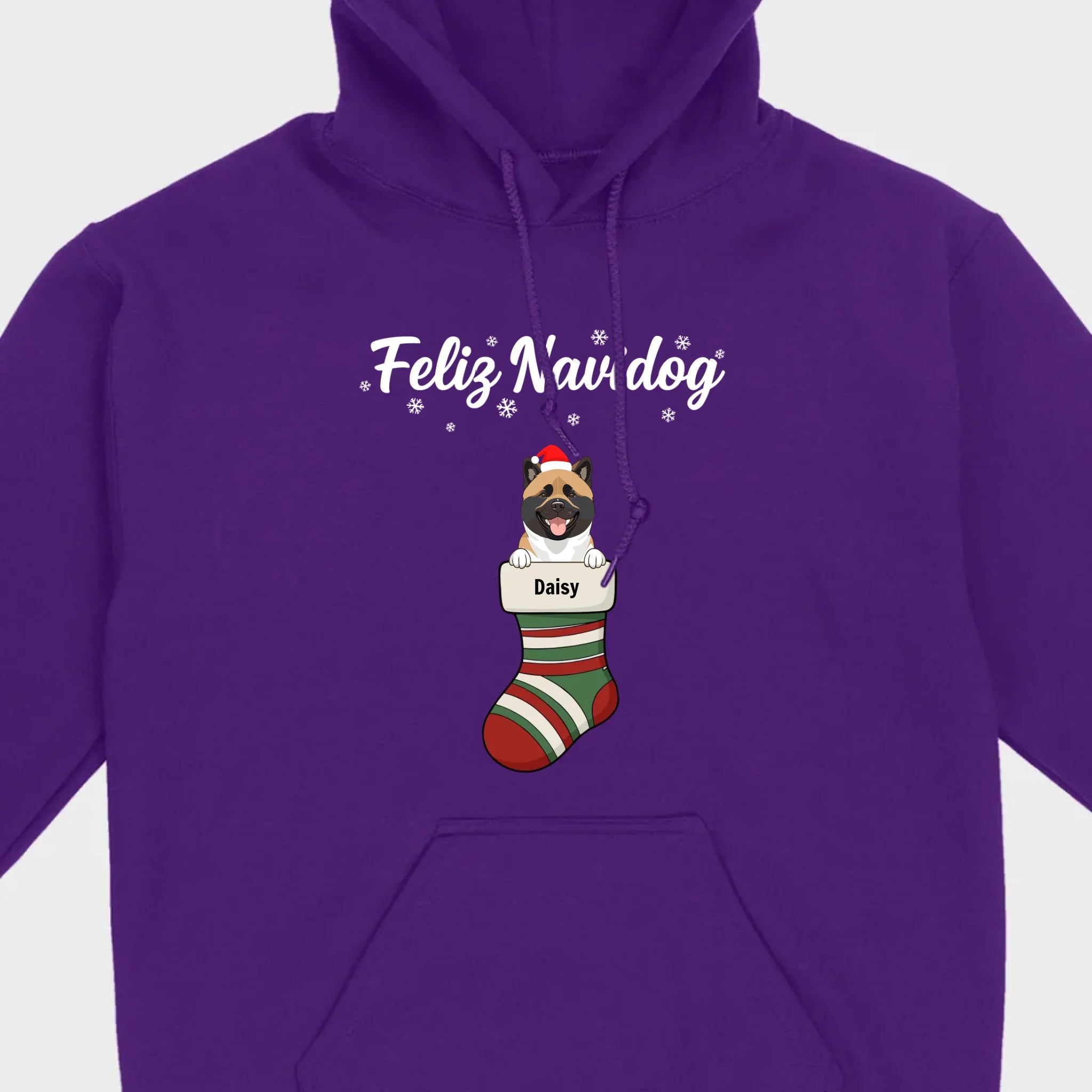 Personalized Christmas Dog Shirt – Feliz Navidog Holiday Tee - 89Prints