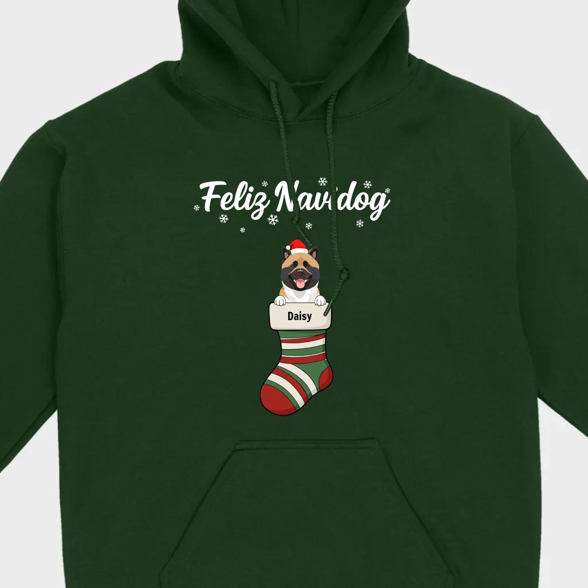 Personalized Christmas Dog Shirt – Feliz Navidog Holiday Tee - 89Prints