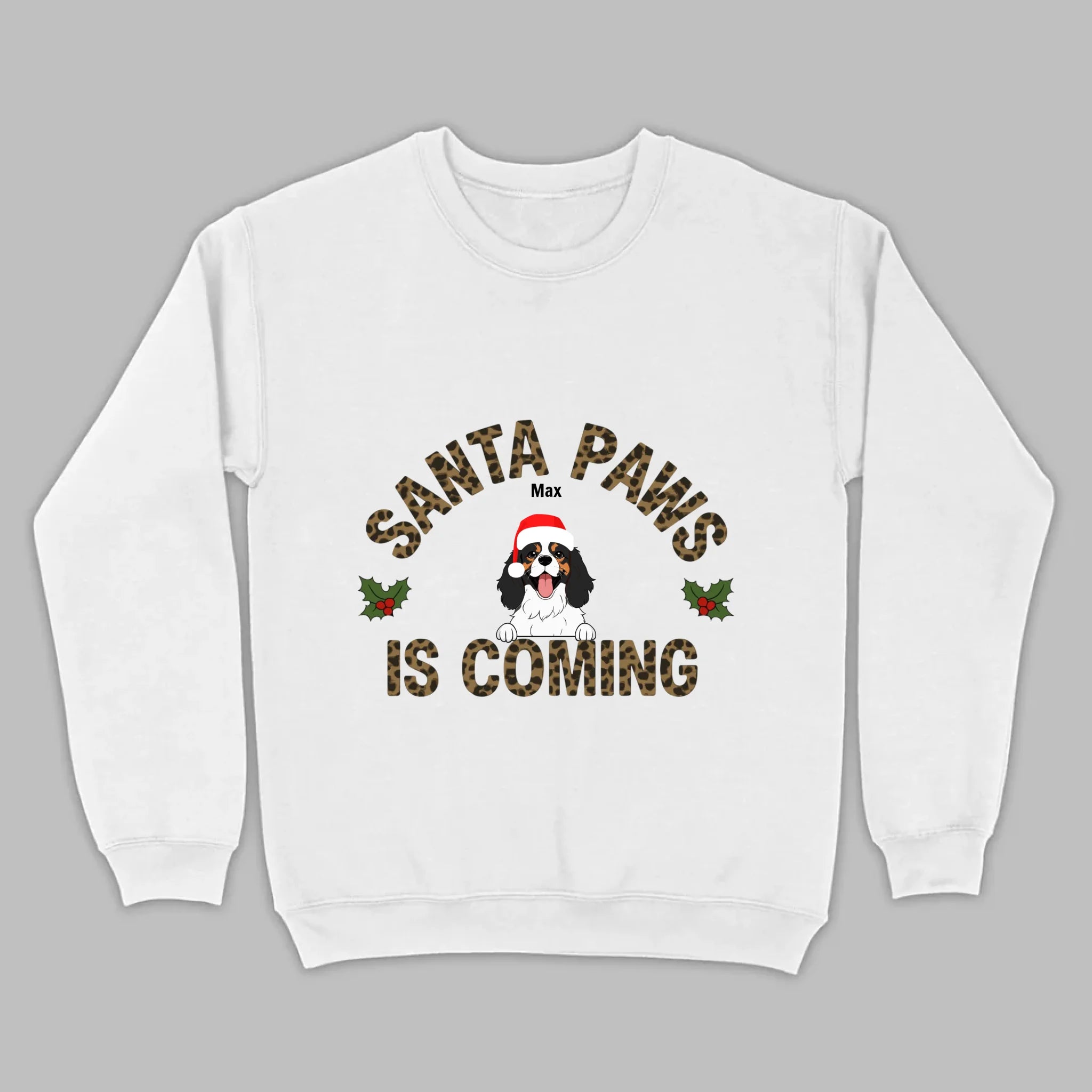 Funny Christmas Shirt – Santa Paws Is Coming Tee for Pet Owners - 89Prints