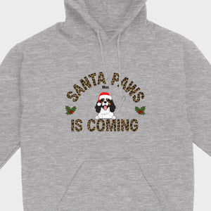 Funny Christmas Shirt – Santa Paws Is Coming Tee for Pet Owners - 89Prints