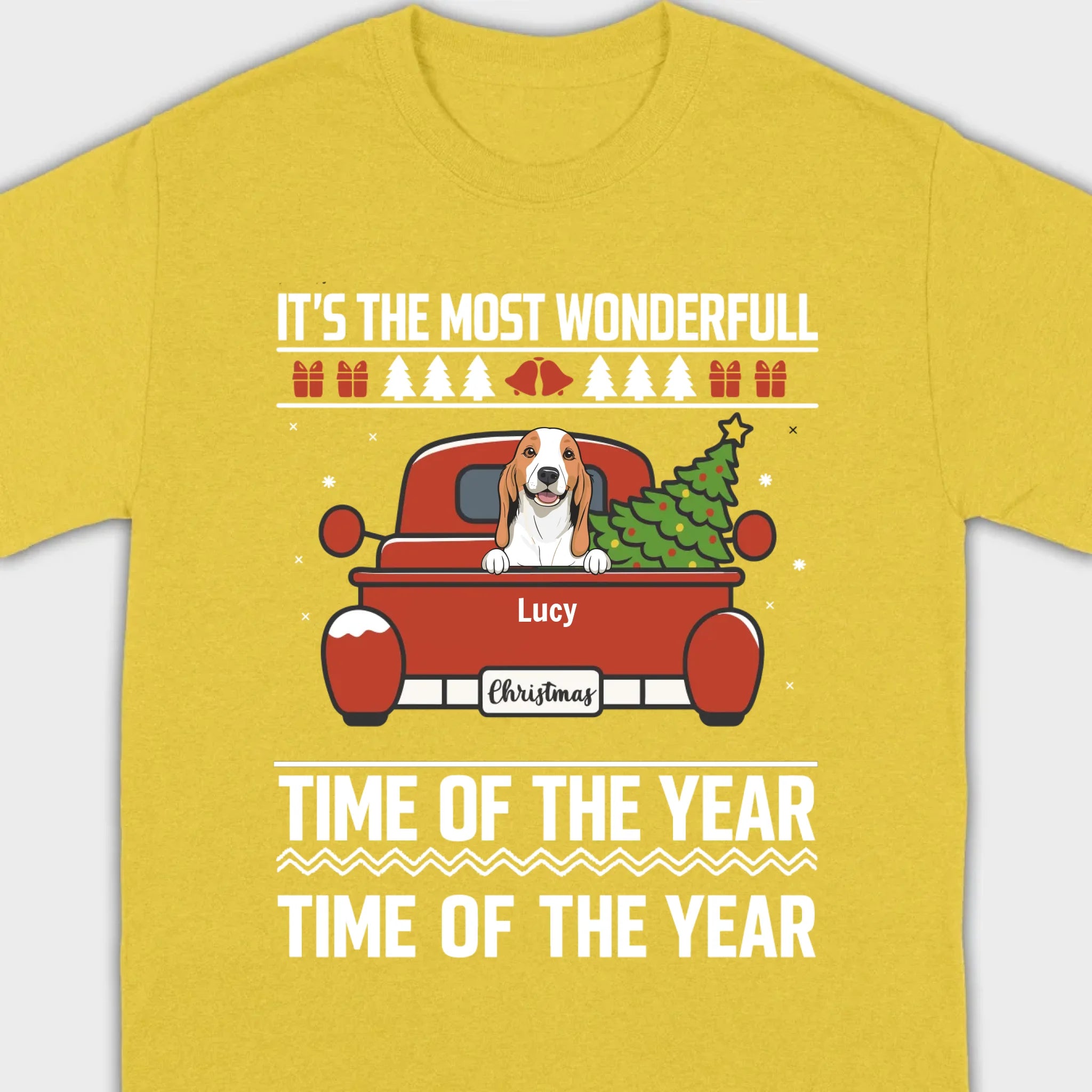 Holiday T-Shirt – It’s the Most Wonderful Time of the Year Design - 89Prints