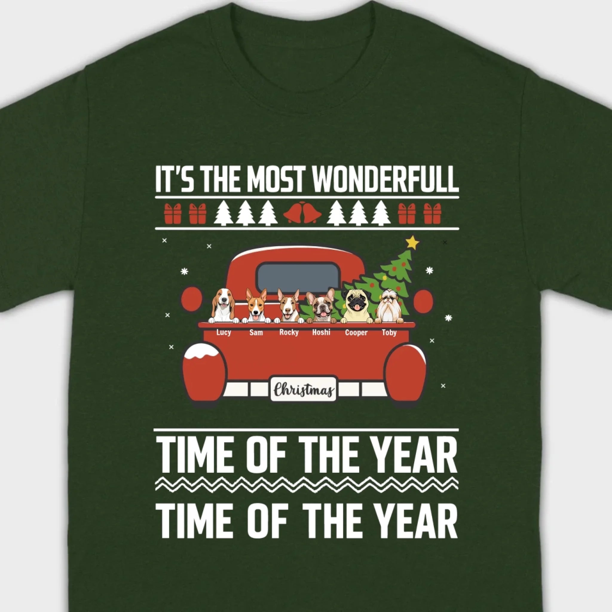 Holiday T-Shirt – It’s the Most Wonderful Time of the Year Design - 89Prints