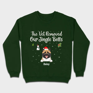Funny Pet Owner Christmas Shirt – The Vet Removed Our Jingle Bells - 89Prints