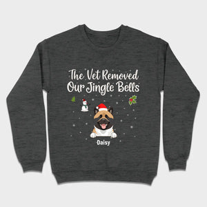 Funny Pet Owner Christmas Shirt – The Vet Removed Our Jingle Bells - 89Prints