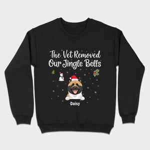 Funny Pet Owner Christmas Shirt – The Vet Removed Our Jingle Bells - 89Prints