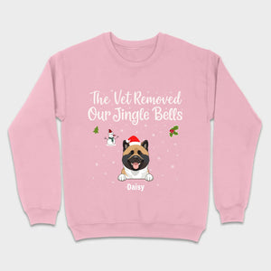 Funny Pet Owner Christmas Shirt – The Vet Removed Our Jingle Bells - 89Prints