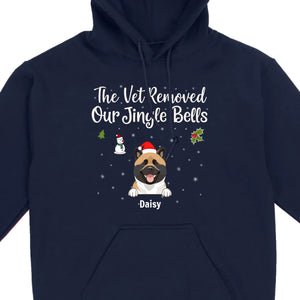 Funny Pet Owner Christmas Shirt – The Vet Removed Our Jingle Bells - 89Prints