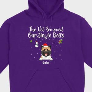 Funny Pet Owner Christmas Shirt – The Vet Removed Our Jingle Bells - 89Prints