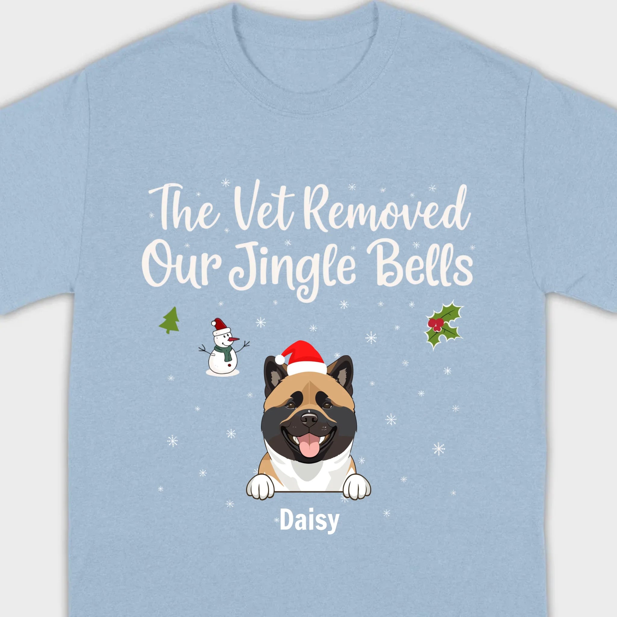 Funny Pet Owner Christmas Shirt – The Vet Removed Our Jingle Bells - 89Prints