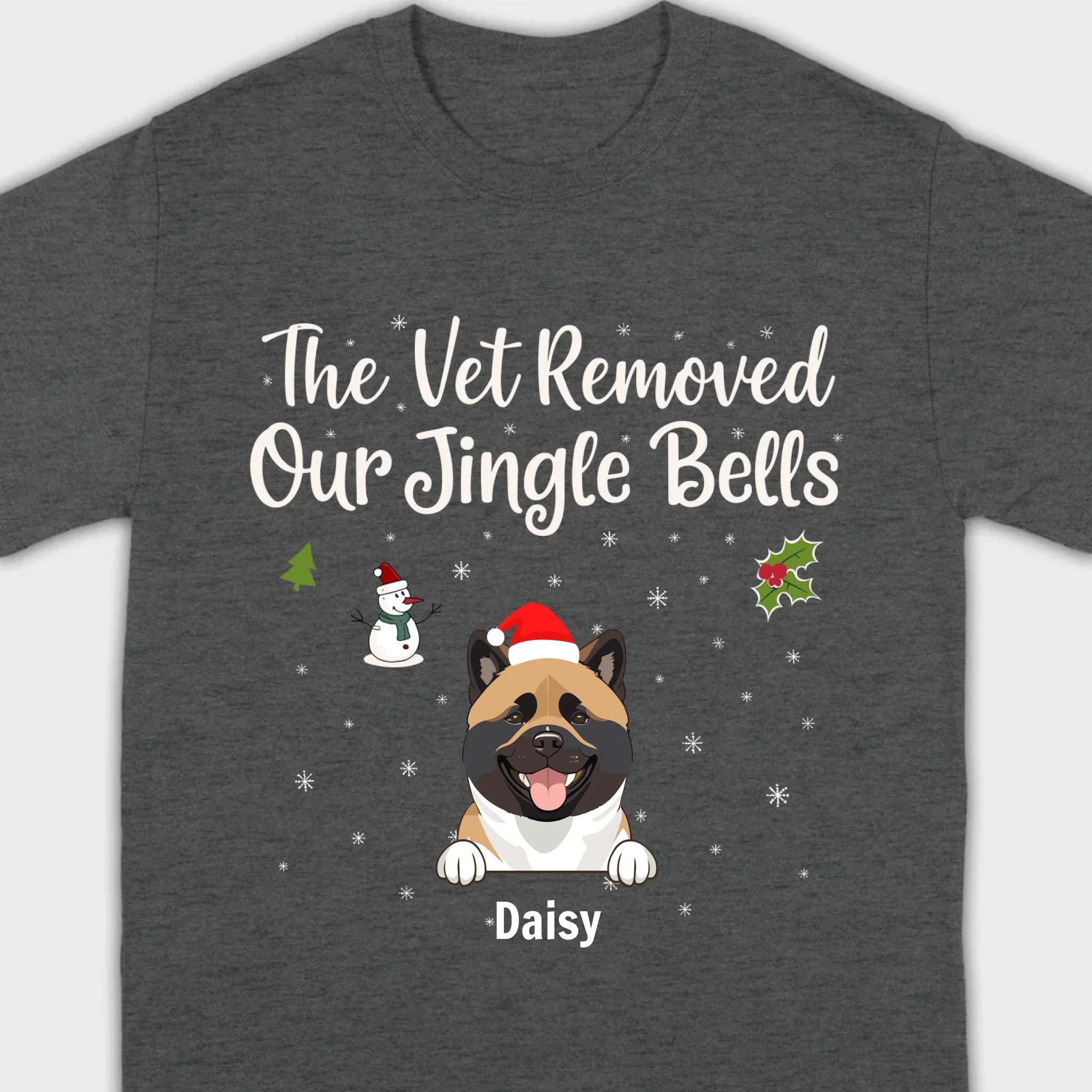 Funny Pet Owner Christmas Shirt – The Vet Removed Our Jingle Bells - 89Prints