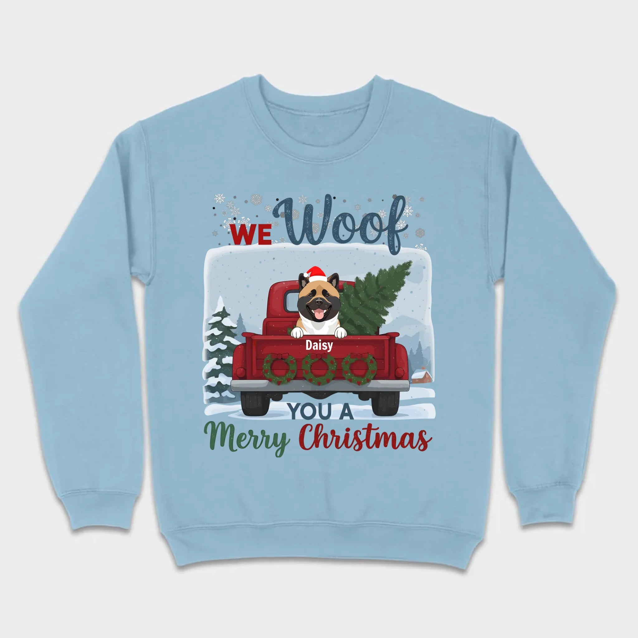Holiday Dog Apparel – We Woof Merry Christmas Tee - 89Prints