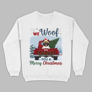 Holiday Dog Apparel – We Woof Merry Christmas Tee - 89Prints
