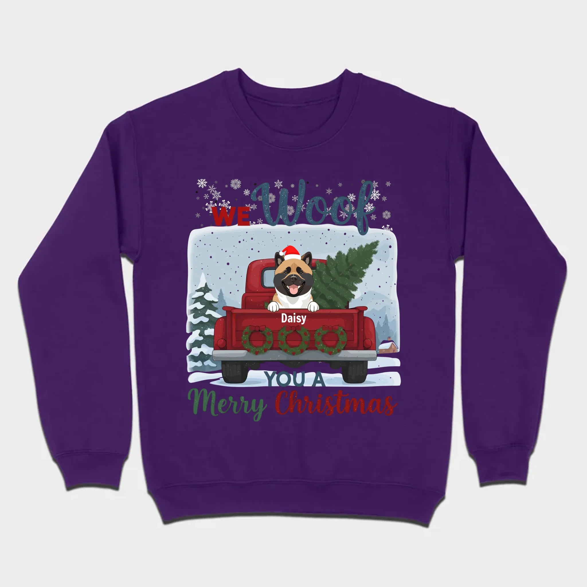 Holiday Dog Apparel – We Woof Merry Christmas Tee - 89Prints