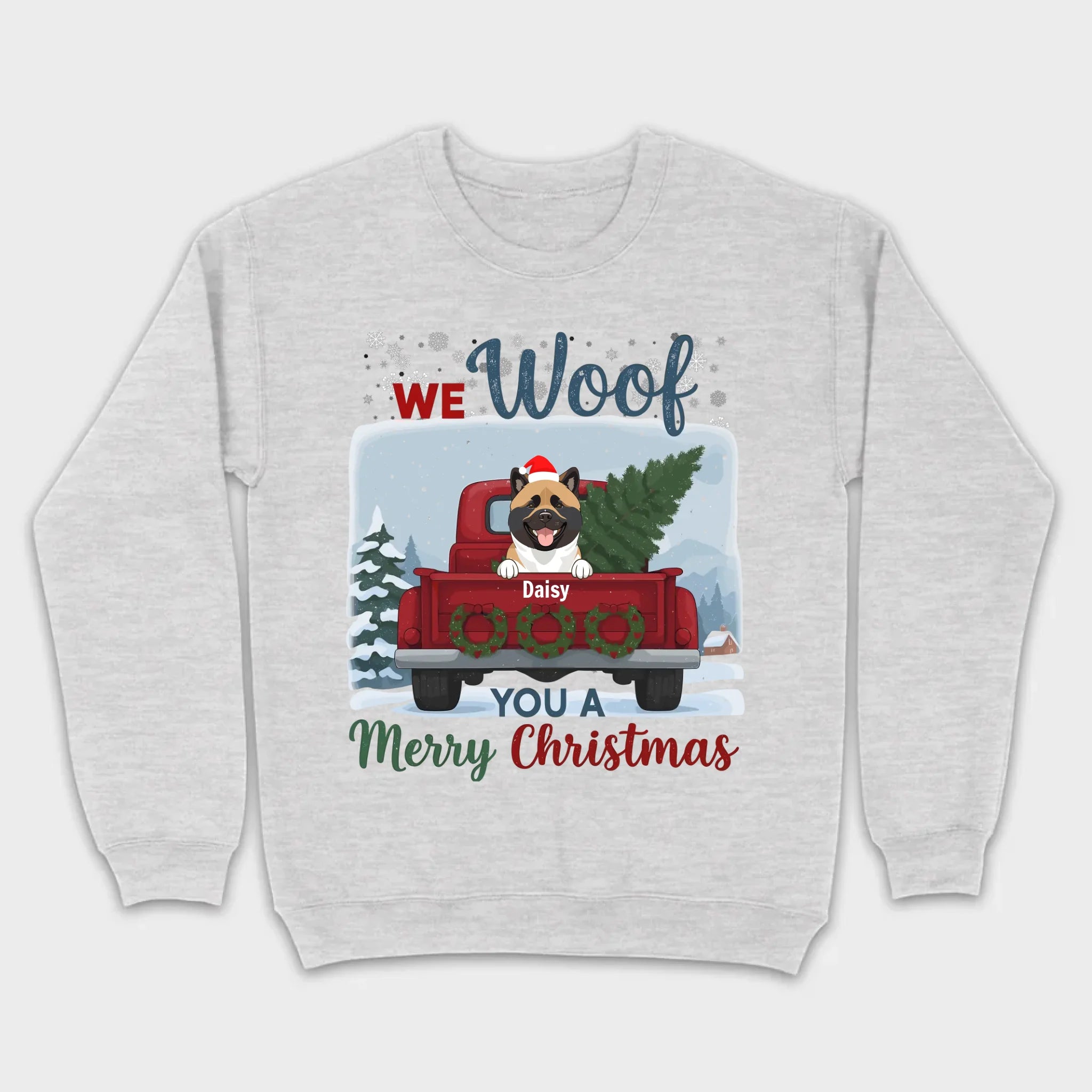 Holiday Dog Apparel – We Woof Merry Christmas Tee - 89Prints