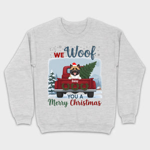 Holiday Dog Apparel – We Woof Merry Christmas Tee - 89Prints