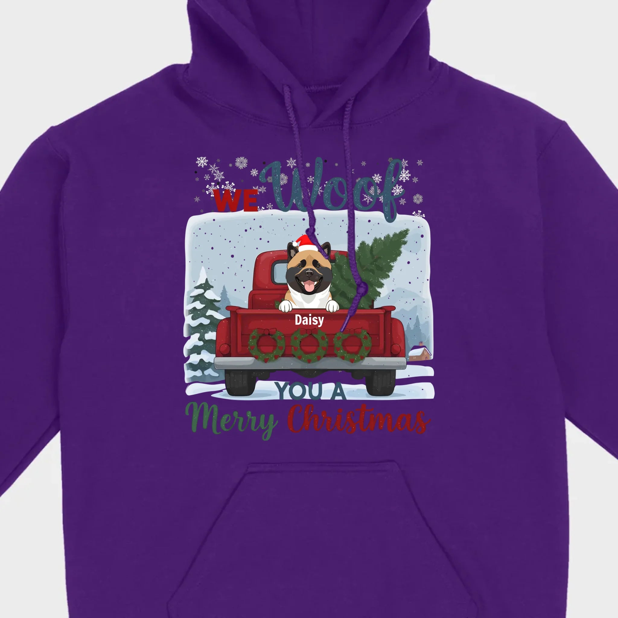 Holiday Dog Apparel – We Woof Merry Christmas Tee - 89Prints