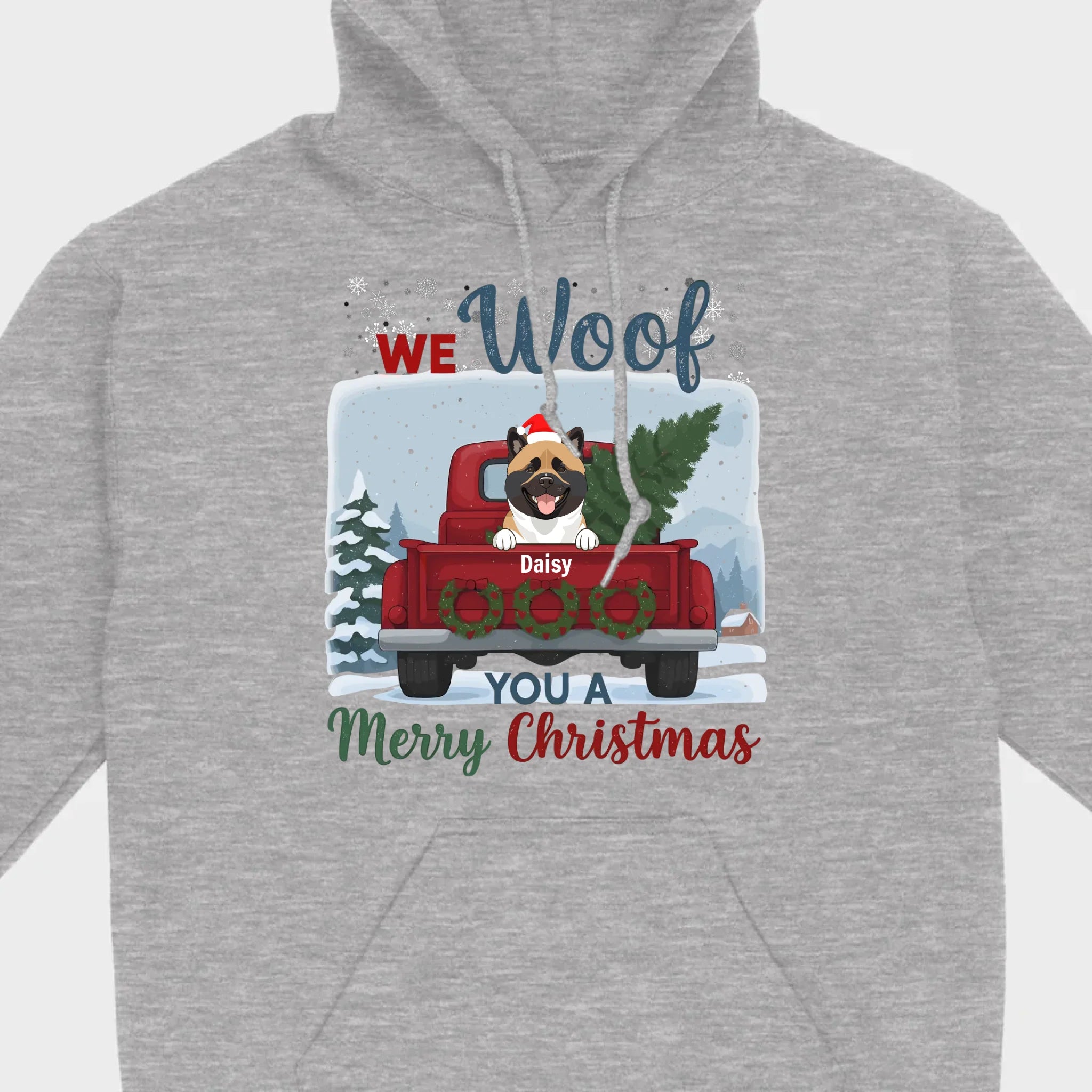 Holiday Dog Apparel – We Woof Merry Christmas Tee - 89Prints