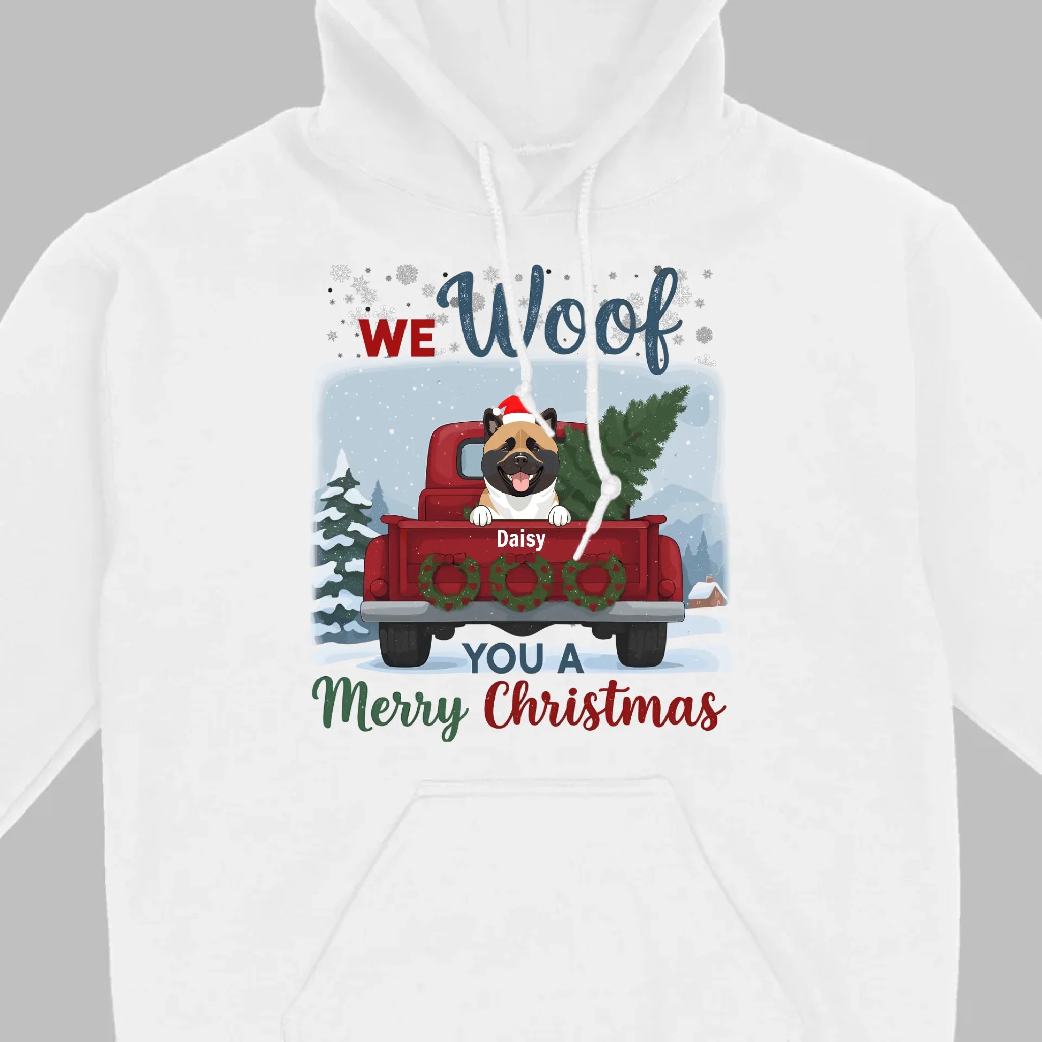 Holiday Dog Apparel – We Woof Merry Christmas Tee - 89Prints