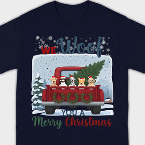 Holiday Dog Apparel – We Woof Merry Christmas Tee - 89Prints