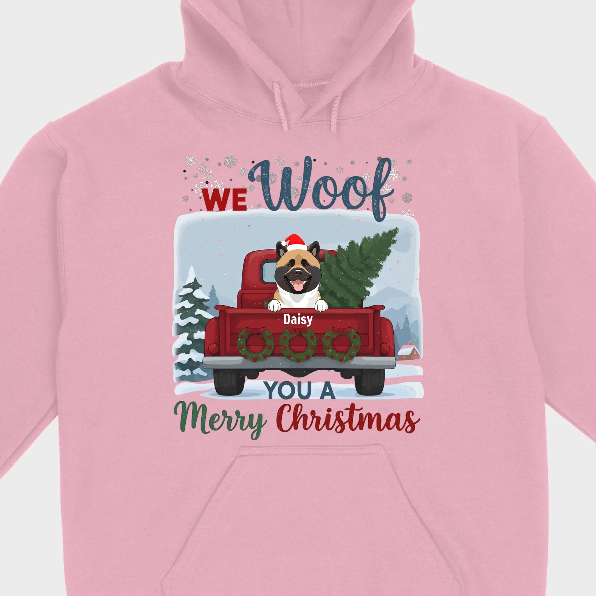 Holiday Dog Apparel – We Woof Merry Christmas Tee - 89Prints