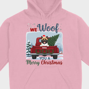 Holiday Dog Apparel – We Woof Merry Christmas Tee - 89Prints