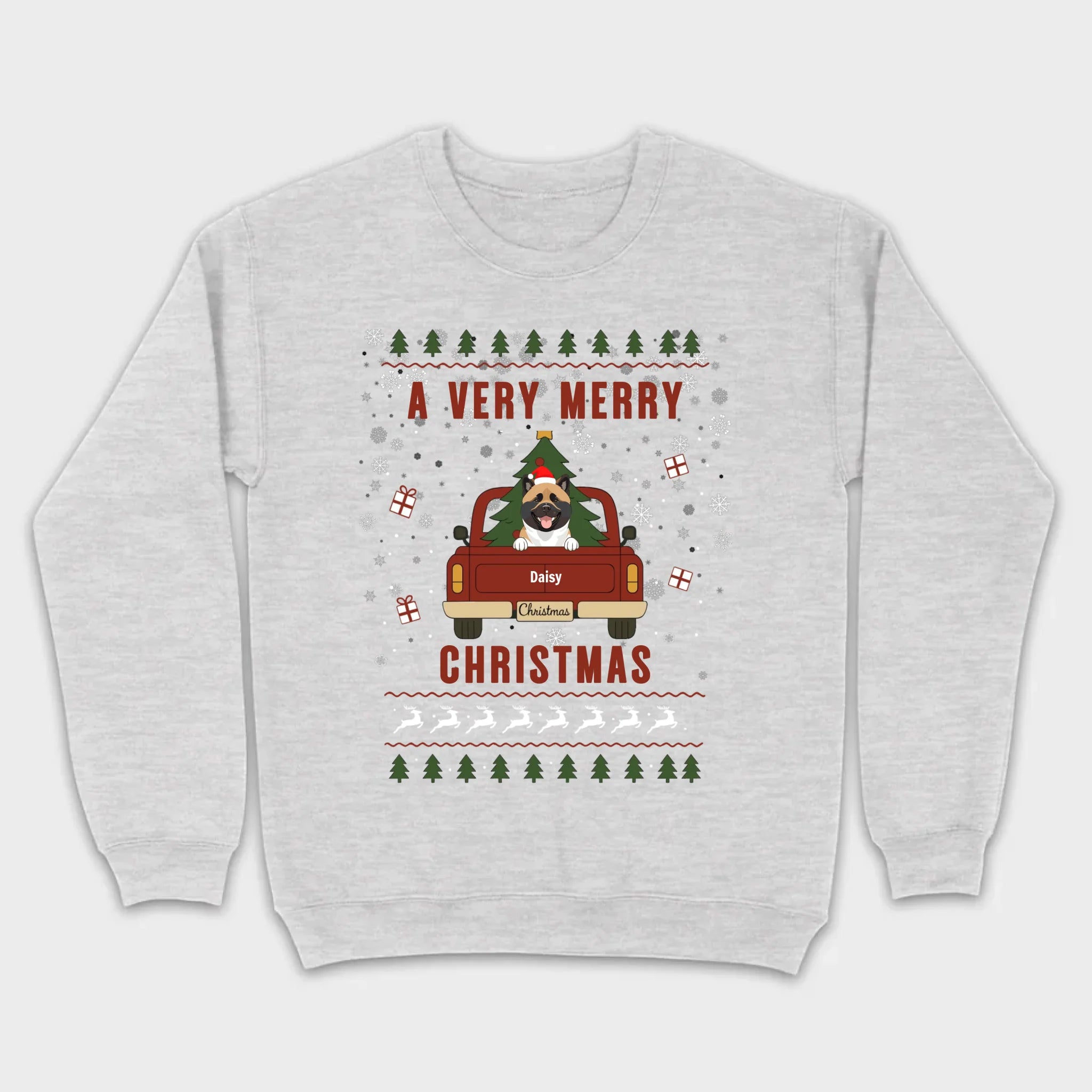 Dog Lover Christmas Tee – A Very Merry Christmas with Your Pup - 89Prints