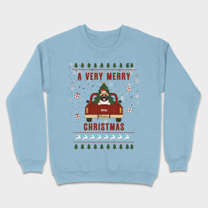 Dog Lover Christmas Tee – A Very Merry Christmas with Your Pup - 89Prints