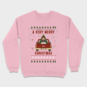 Dog Lover Christmas Tee – A Very Merry Christmas with Your Pup - 89Prints