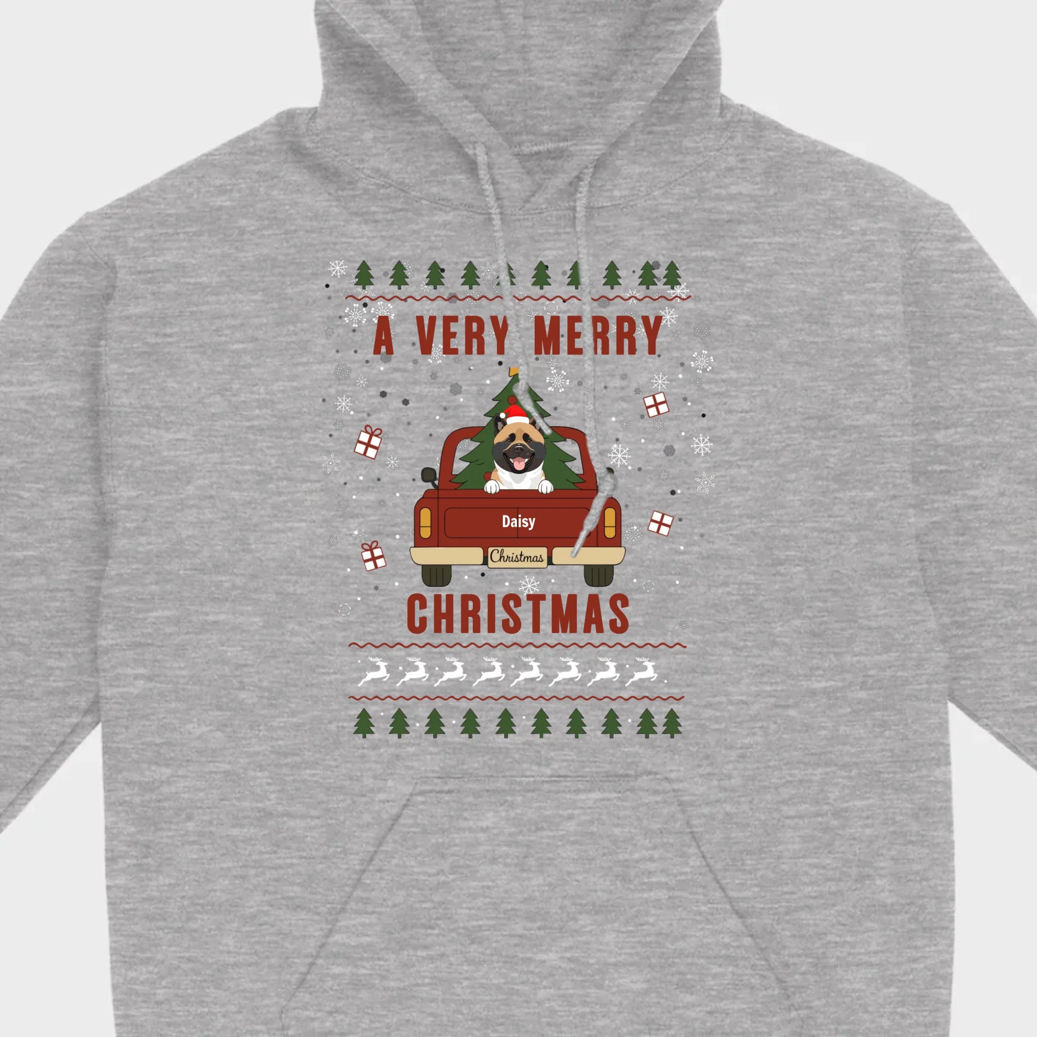 Dog Lover Christmas Tee – A Very Merry Christmas with Your Pup - 89Prints