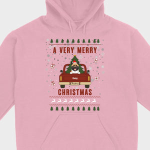Dog Lover Christmas Tee – A Very Merry Christmas with Your Pup - 89Prints