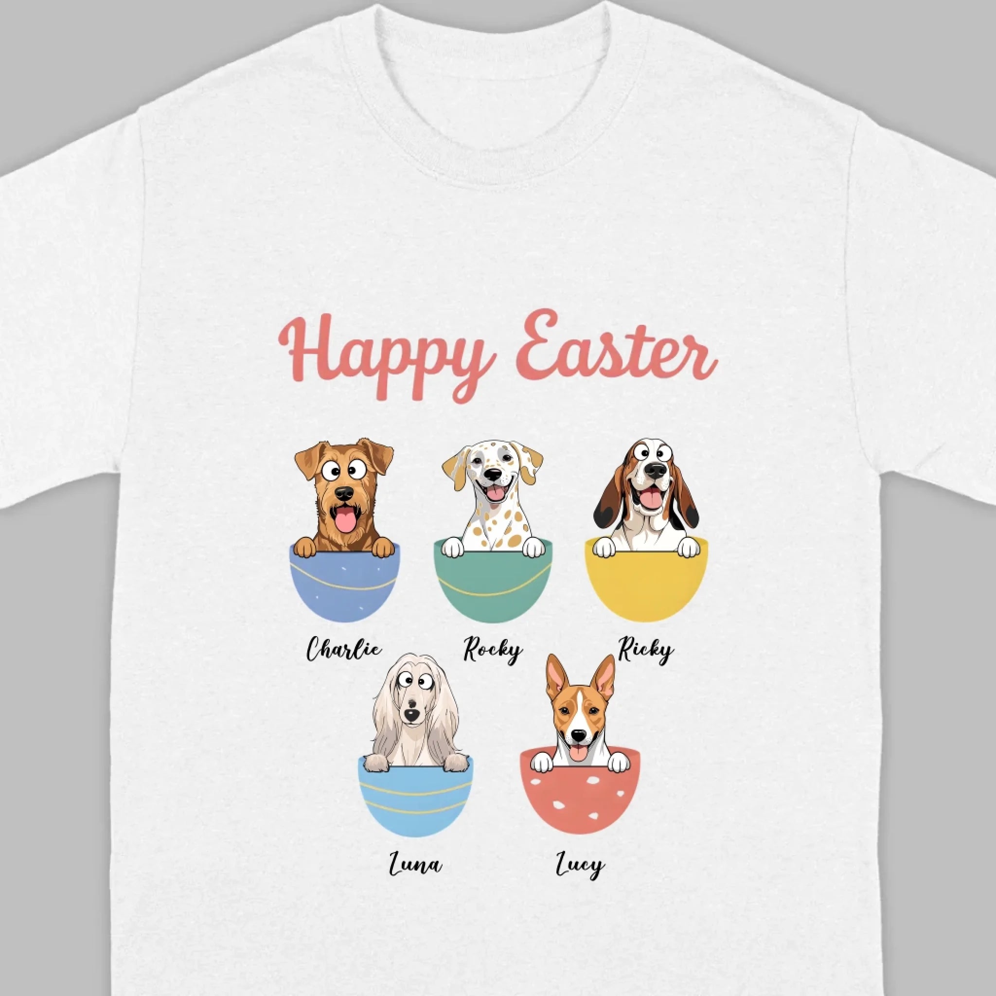 Spring Holiday Shirt – Brighten Your Look with “Happy Easter” - 89Prints