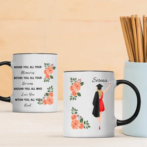 Before You, All Your Dreams – Personalized Graduation Mug of Hope, Luck & Pride | 89Prints