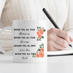 Before You, All Your Dreams – Personalized Graduation Mug of Hope, Luck & Pride | 89Prints