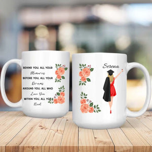 Before You, All Your Dreams – Personalized Graduation Mug of Hope, Luck & Pride | 89Prints