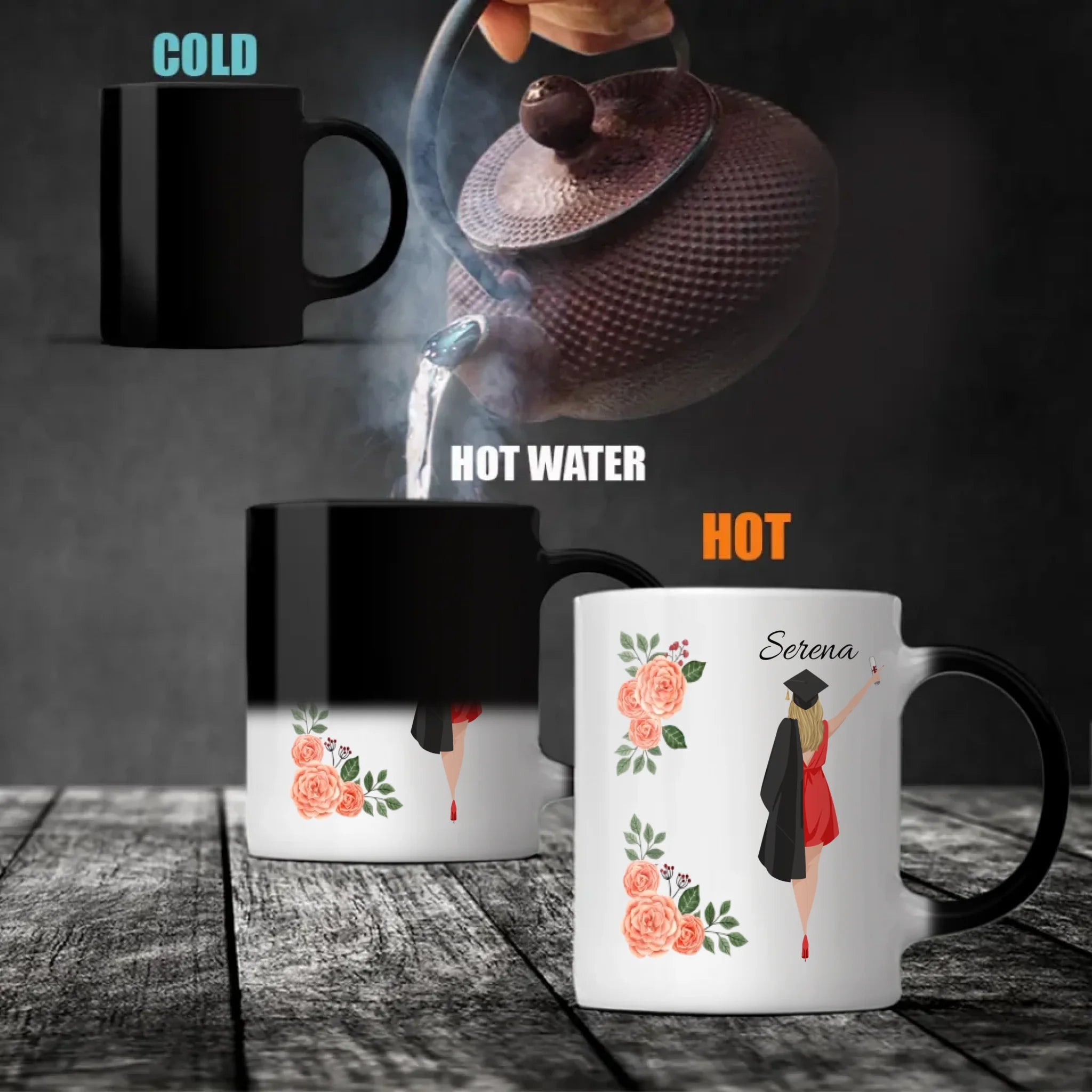 Before You, All Your Dreams – Personalized Graduation Mug of Hope, Luck & Pride | 89Prints