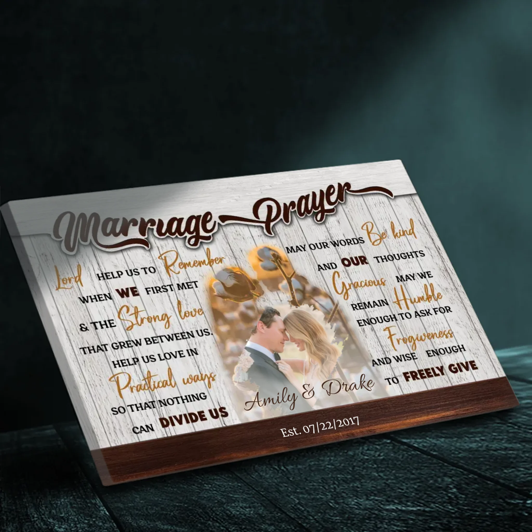 Customizable Wedding Canvas | 