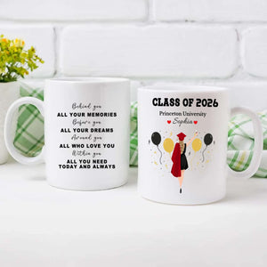 Personalized Graduation Mug – A New Beginning Filled With Love, Luck, and Our Pride | 89Prints