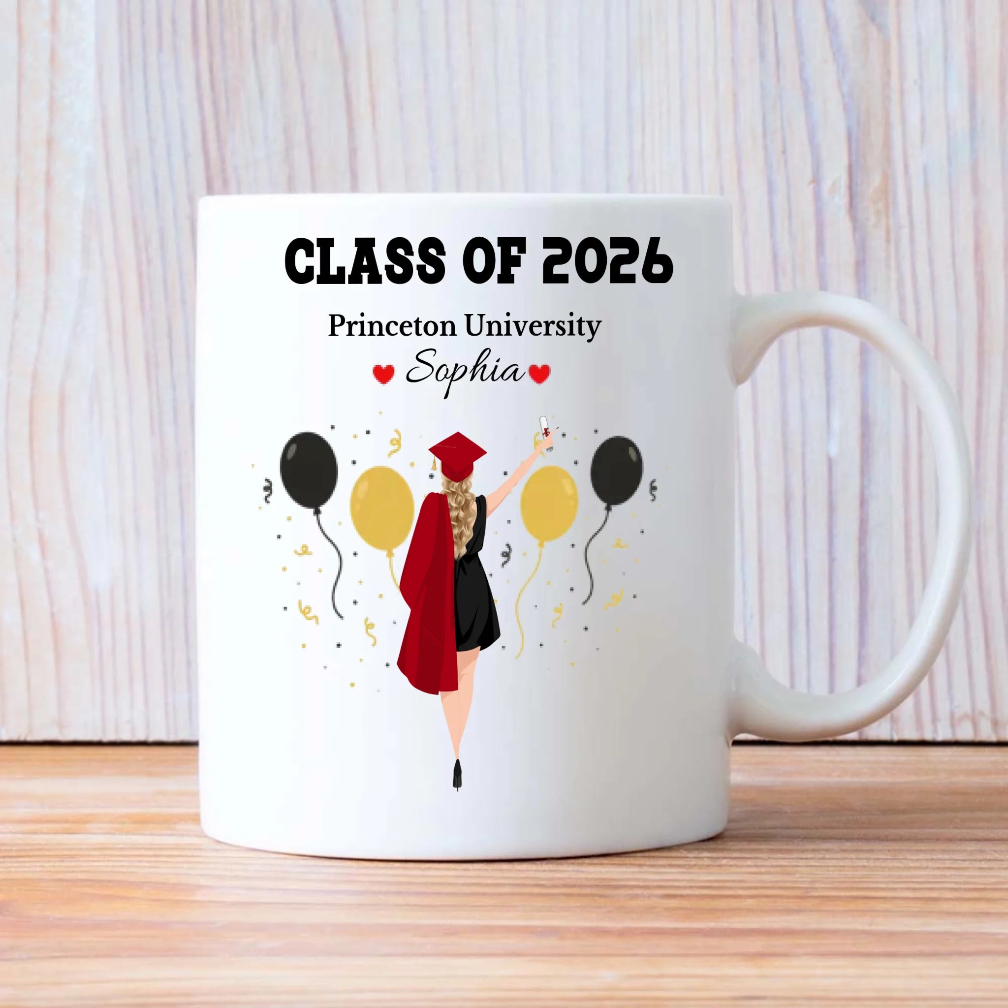 Personalized Graduation Mug – A New Beginning Filled With Love, Luck, and Our Pride | 89Prints