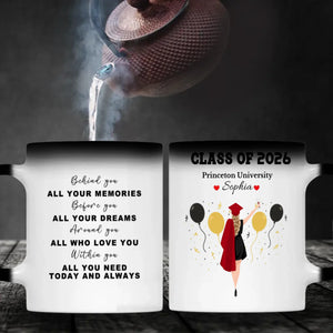 Personalized Graduation Mug – A New Beginning Filled With Love, Luck, and Our Pride | 89Prints