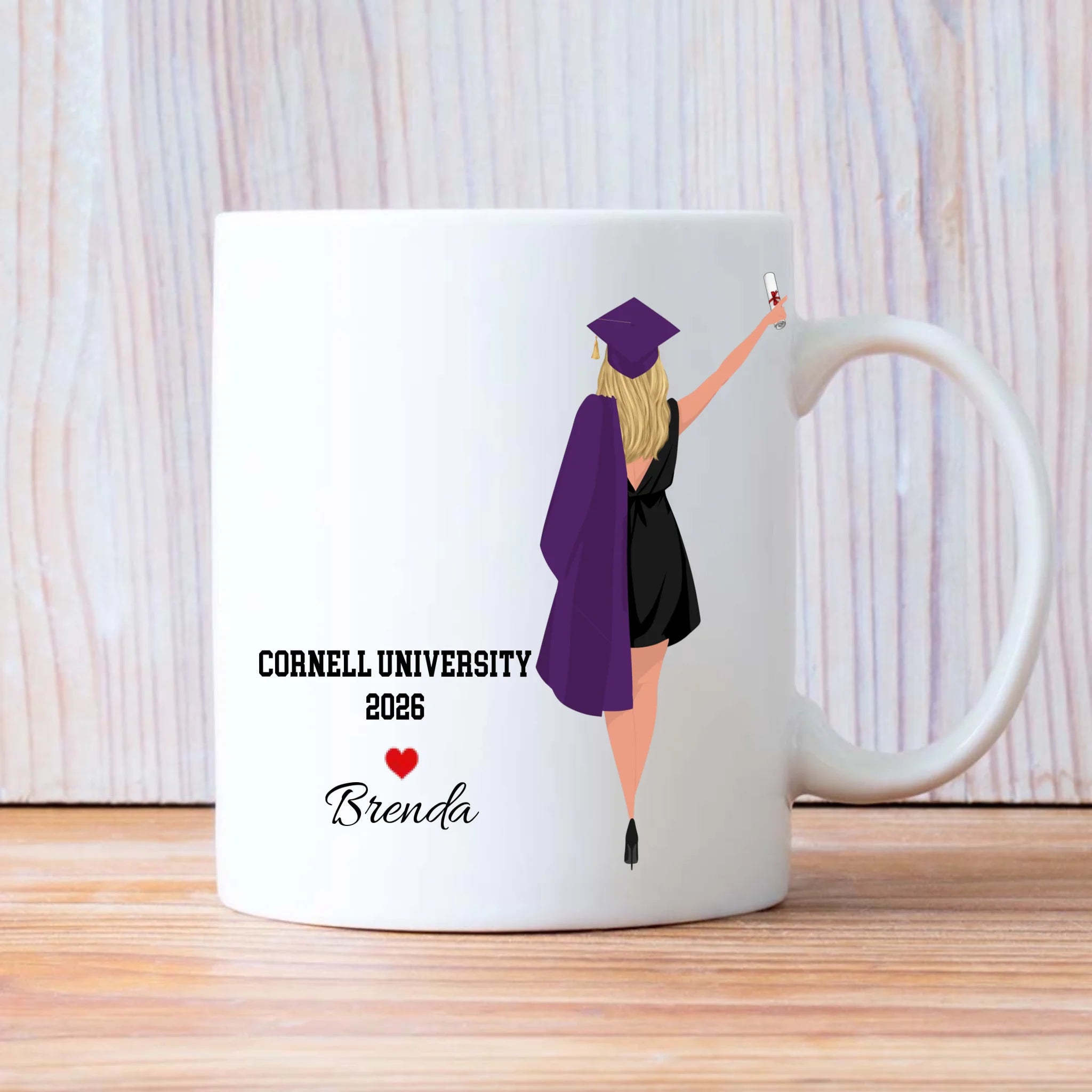 To My Daughter Graduation Mug – Personalized Gift of Love & Pride | 89Prints