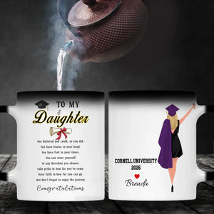 To My Daughter Graduation Mug – Personalized Gift of Love & Pride | 89Prints