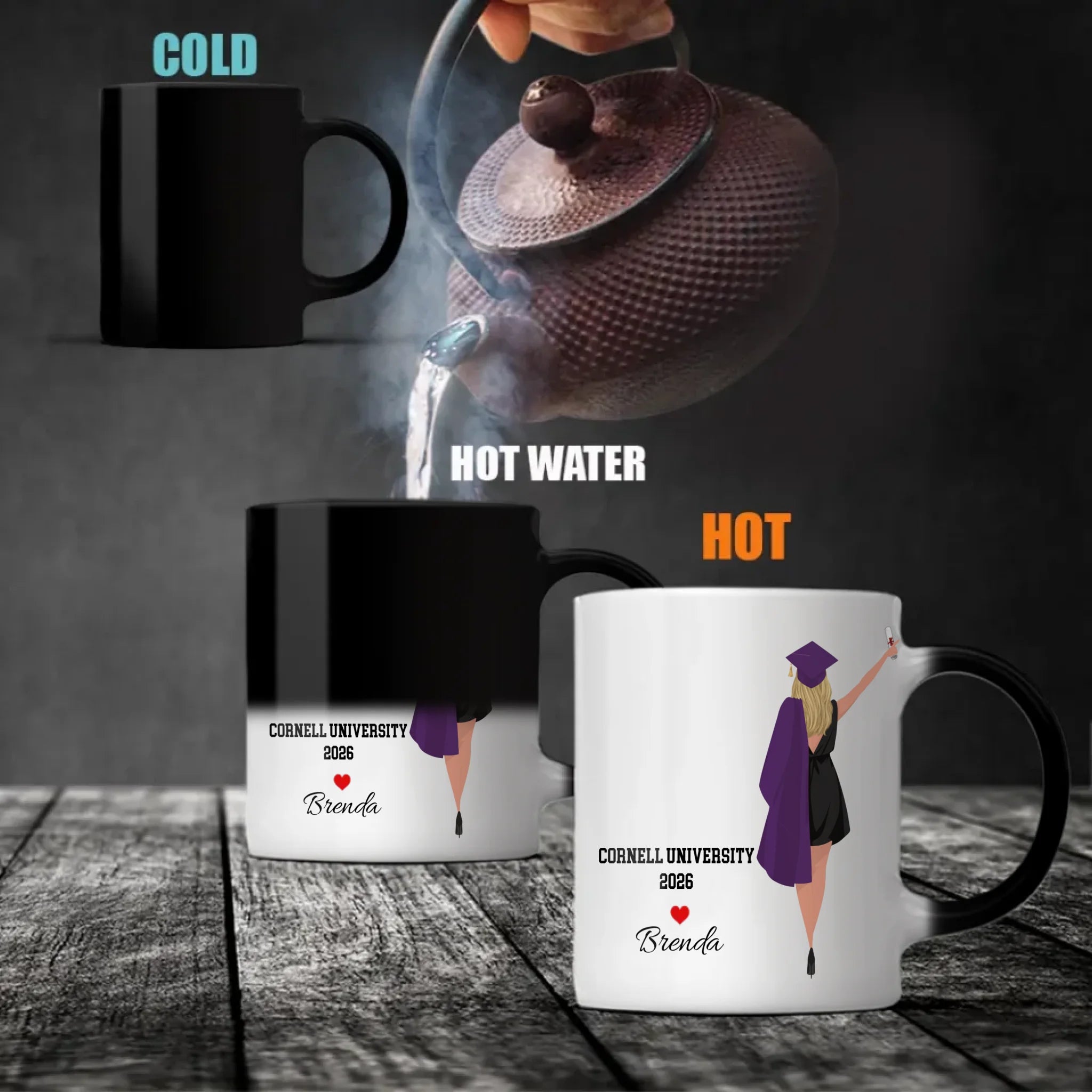 To My Daughter Graduation Mug – Personalized Gift of Love & Pride | 89Prints