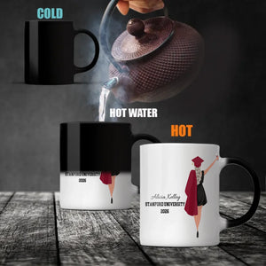 To My Daughter Mug – Fun Personalized Graduation Mug of Joy & New Beginnings | 89Prints