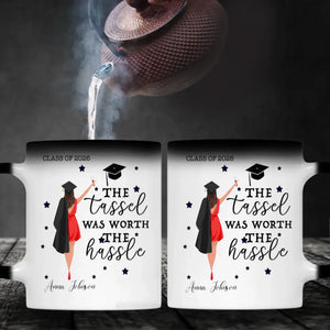 Personalized Graduation Mug – Celebrate Success with “The Tassel Was Worth the Hassle” | 89Prints