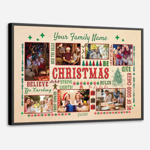 Celebrate Christmas with Elegance – Custom Family Poster Keepsake - 89Prints