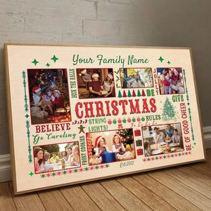 Celebrate Christmas with Elegance – Custom Family Poster Keepsake - 89Prints
