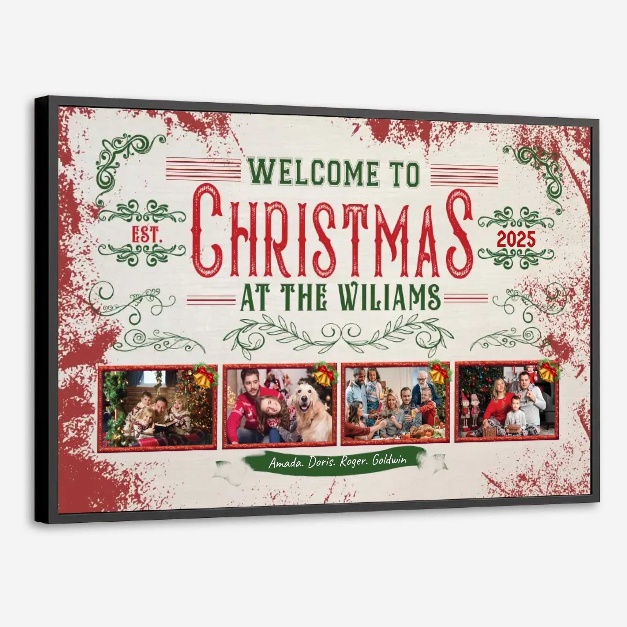 Custom Christmas Poster – Personalized Holiday Decor for Your Family | 89Prints