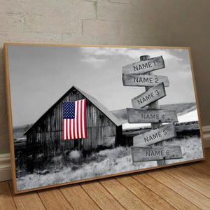 Custom Rustic Family Poster – A Warm Piece of Home Decor Filled with Love - 89Prints